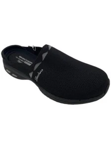 Skechers Commute Time Vegan Washable Geo Mules In Time Black - Picture 1 of 3