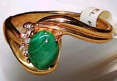 Anillo Good Dolphin Mine Talla 10 Níquel Verde ALERGIAS 18KTGP Oro Galtroplata Foto 1 de 4