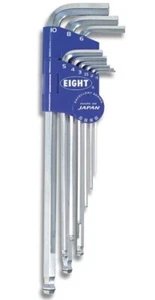 EIGHT HEX WRENCH SET BOLT CATCH TAPER HEAD TYPE 9 SIZE (1.5～10ｍｍ) BCT-S9 - Picture 1 of 2