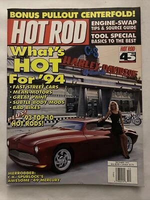 1993 December Hot Rod Magazine Cadzzilla And Merrodder Set The Dates (CP294) - Image 1 of 3
