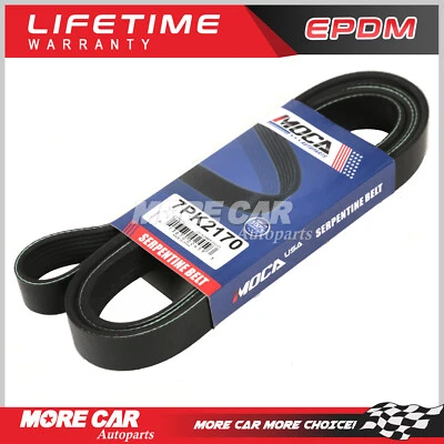 Accessory Drive Belt for 91-11 Honda Civic 1.8L 91-92 Lincoln Town Car Mercury - Image 1 of 4