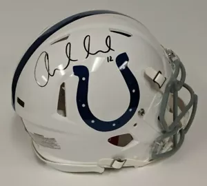 ANDREW LUCK SIGNED COLTS AUTHENTIC RIDDELL SPEED HELMET - PANINI CERT SB XLIX - Picture 1 of 12