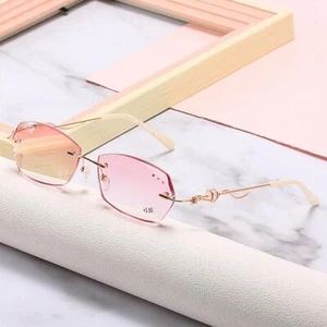 Women's frameless anti blue light presbyopia glasses+1.5 2.0 2.5 3.0 3.5 4.0 AU - Picture 1 of 8