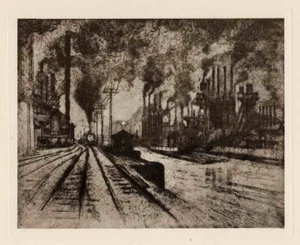 JOSEPH PENELL - IN the WORKS HOMESTEAD - Lichtdruck 1910 - Picture 1 of 1