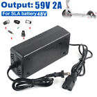 48V 12-20AH Lead-Acid Battery Charger Adapter for Electric Scooter Bicycle Ebike