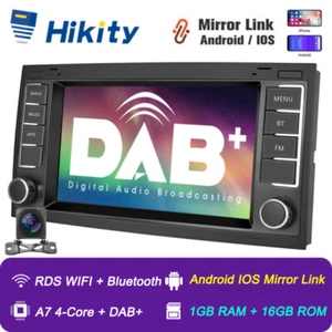 Android 12 DAB+ Autoradio GPS Navi WiFi für VW T5 Multivan V Touareg Transporter - Bild 1 von 19