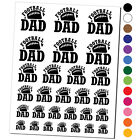 Football Dad Temporary Tattoo Water Resistant Set