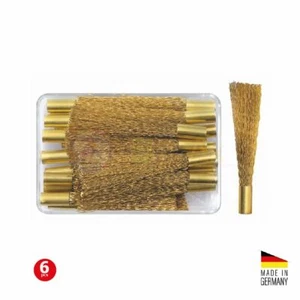 Ricarica spazzolino in fibra di ottone per penna grattapugie - Confezione 6 pz. - Picture 1 of 1