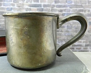 Antique WEB 925 Sterling Silver Children Baby Cup Mug #513 - Picture 1 of 5