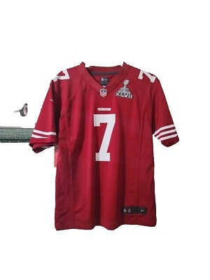 Красная футболка Colin Kaepernick San Francisco 49ers Nike Super Bowl XLVII ~женская L - Изображение 1 из 4