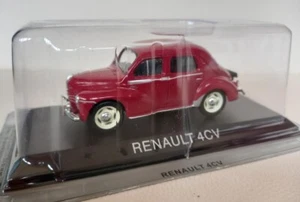 Nuevo modelo - Renault 4CV sedán sedán - IXO DeAgostini 1:43 - rojo oscuro francés - Imagen 1 de 1