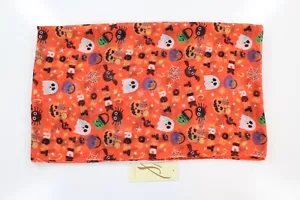 Nueva bufanda de bufanda de bucle infinito calabazas fantasmas de Halloween 21 X 36 #HS42 - Imagen 1 de 1