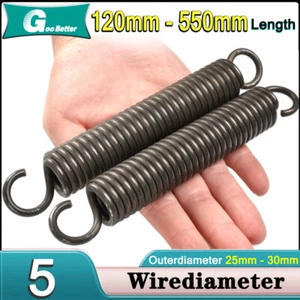 Expansion Spring 4 /5 mm Wire Dia Tension Extension Expanding Extending Springs - Picture 1 of 21