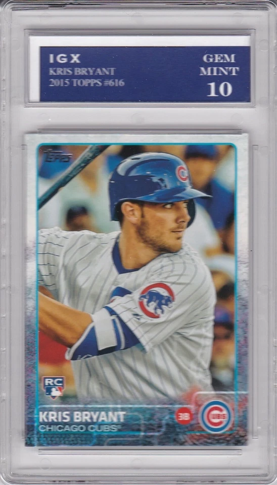 KRIS BRYANT ROOKIE CARD 2015 Topps #616 RARE GEM MINT 10 Baseball RC Cubs Giants - Image 1 of 1