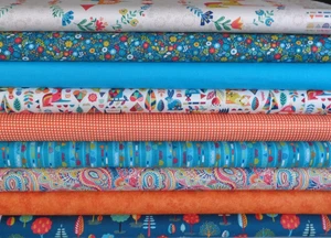 Makower FOLK ART Friends cotton fabric.FQ's,Half metre, Metre.Sewing.Quilt.Craft