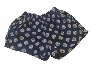 J.Crew Crewcuts Girls Pull On Short Pockets Seashells Size 8 - Picture 1 of 4