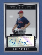 2007 Bowman Sterling Prospects #JS Joe Savery autographed