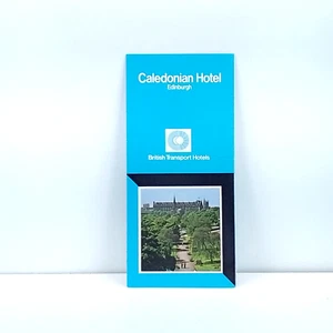 Vintage 1990 Caledonian Hotel Edinburgh Visitor Travel Brochure Pamphlet - Picture 1 of 2