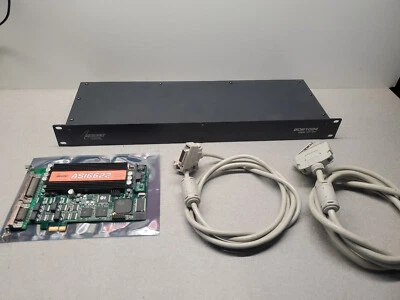 AudioScience ASI6622 PCI Express Audio Card BOB1024 Break Out Box - Image 1 of 4