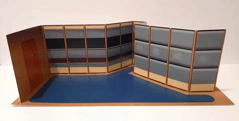 Star Trek TNG Enterprise Hallway Custom Playset 3.75 scale ReAction Figures Cover
