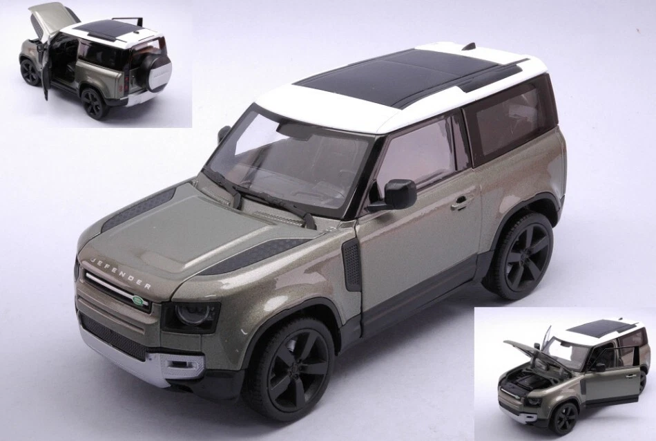 Welly LAND ROVER DEFENDER METALLIC LIGHT GREEN 1:24 - Immagine 1 di 1