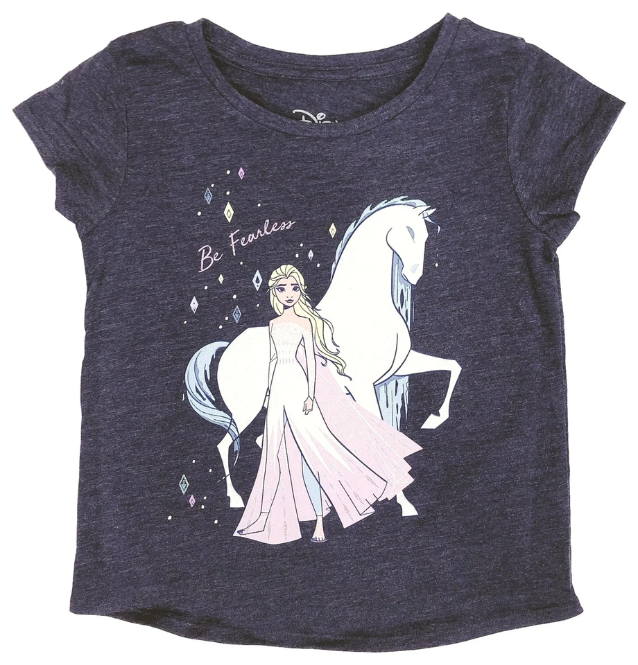 Jumping Beans Disney Frozen Toddler Girls Blue Be Fearless Elsa T-Shirt Tee - Image 1 of 1