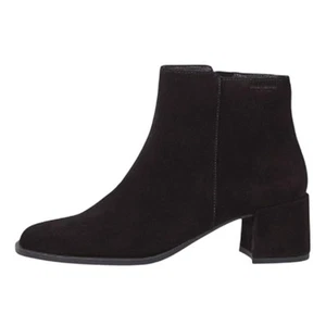Vagabond Shoemakers Womens Stina Ankle Boots EU 38 US 8 Black Suede Bootie NIB - Picture 1 of 14