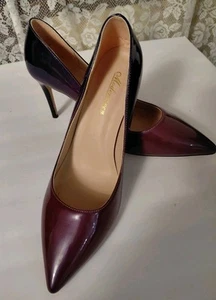 Modemoven Purple Ombre Patent Leather Pumps 9.5 NWOBox - Picture 1 of 8