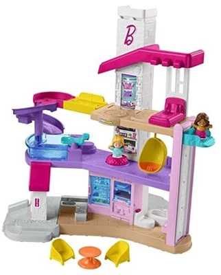 Little People Toddler Toy Barbie DreamHouse Playset with Music Dreamhouse - Image 1 of 4