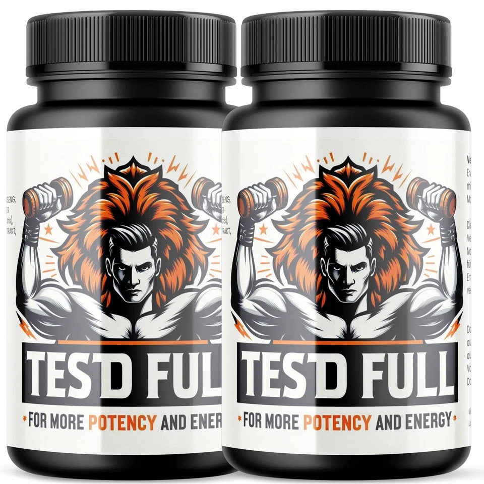 2 x Testo TesO Vegan Full für Energie & Vitalität – Mit Zink & Kräuterextrakten - Bild 1 von 3