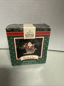 Weihnachtsmann Santa & sein Rentier 5. in Serie Punze Andenken Ornament - Bild 1 von 1