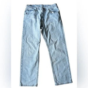 Jeans Wrangler vintage classico lavaggio leggero denim gamba dritta taglia 33x30 - Foto 1 di 5