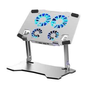 Laptop Cooling Pad Adjustable Aluminum Stand Portable Laptop Holder for 4112 - Afbeelding 1 van 8
