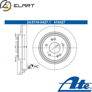 2x BRAKE DISC 24.0110-0427.1 FOR KIA SELTOS HYUNDAI KONA G4NH 2.0L G4FJ 1.6L - Picture 1 of 9