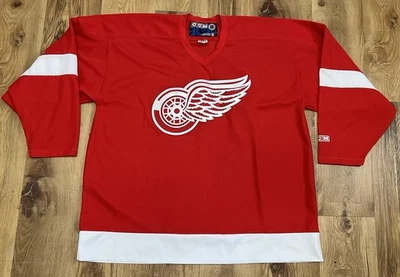 EUC Redwings Size XXL Men’s Jersey White Red Hockey Shirt - Image 1 of 4