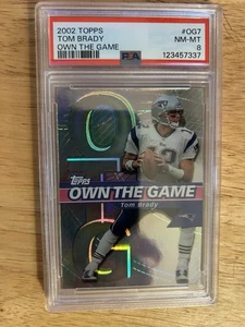 2002 Topps Own the Game Tom Brady #OG7 - PSA 8 - Picture 1 of 1
