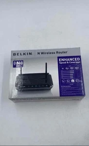 Belkin N Black Enhanced 3000 Version High Speed Coverage Wireless Router - Picture 1 of 7