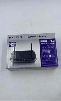 Belkin N Black Enhanced 3000 Version High Speed Coverage Wireless Router - Image 1 of 4