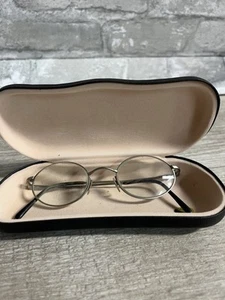 Gafas japonesas pequeñas vintage únicas marco de metal con estuche - Imagen 1 de 5
