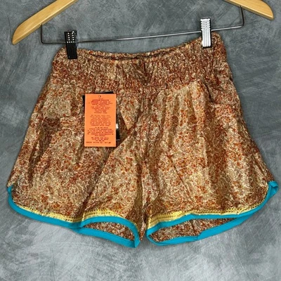 NEW Mini Shorts XXS or Youth Sustainable Fashion Junglee Billee Brand Paisley  - Image 1 of 4