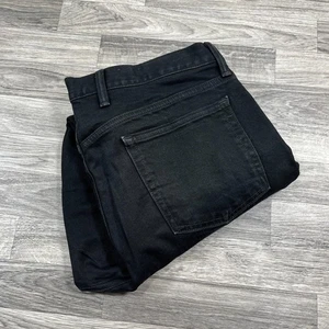 GAP Slim Fit Straight Leg Black Denim Jeans Men's Size 36 / 30 - Picture 1 of 12