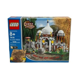 LEGO Orient Expedition Scorpion Palace 7418 Vintage Set w/ Box & Elephant 2003