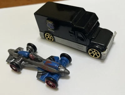 Marvel Spider-Man 2007 lote de 2 coches - coche blindado Manhattan y Spider-Man Racer Foto 1 de 4