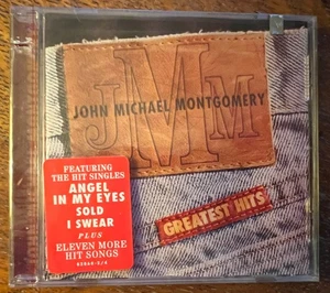 JOHN MICHAEL MONTGOMERY GREATEST HITS CD NEW Factory Sealed Promo Cut-Out - Imagen 1 de 7