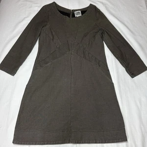 Vestido Prairie Underground Minimalista Manga Larga BodyCon Bolsillos Algodón Talla L - Imagen 1 de 10