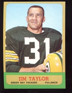 1963 Topps Football Card #87 Jim Taylor Green Bay Packers NRMT - Picture 1 of 1
