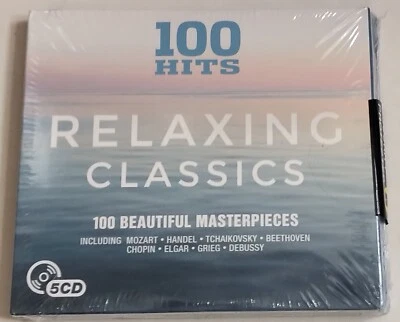 Relaxing Classics 100 Hits CD (5 Discs) New Sealed - Image 1 of 2