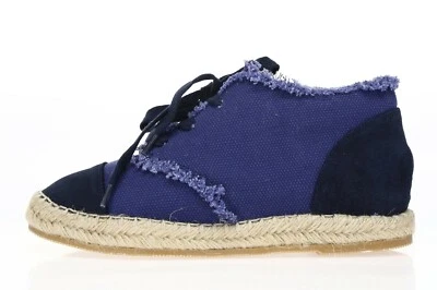JEFFREY CAMPBELL Womens Navy Blue Canvas High Top Espadrilles Sz 6.5 NEW! 216058 - Image 1 of 4