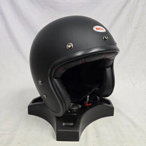 Bell Custom 500 Solid Open Face Motorcycle Helmet Matte Black XLarge *DISPLAY* - Picture 1 of 6
