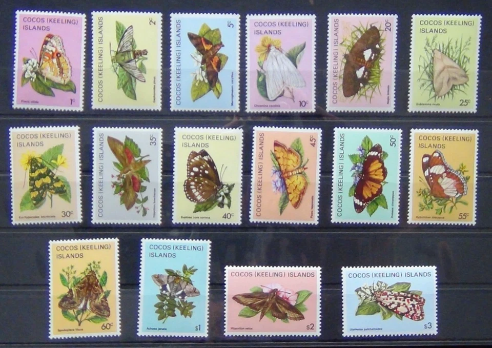 Cocos Keeling 1982 Butterflies set MNH - Image 1 of 1